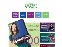 Tablet Screenshot of amazinggoodwillcareers.com